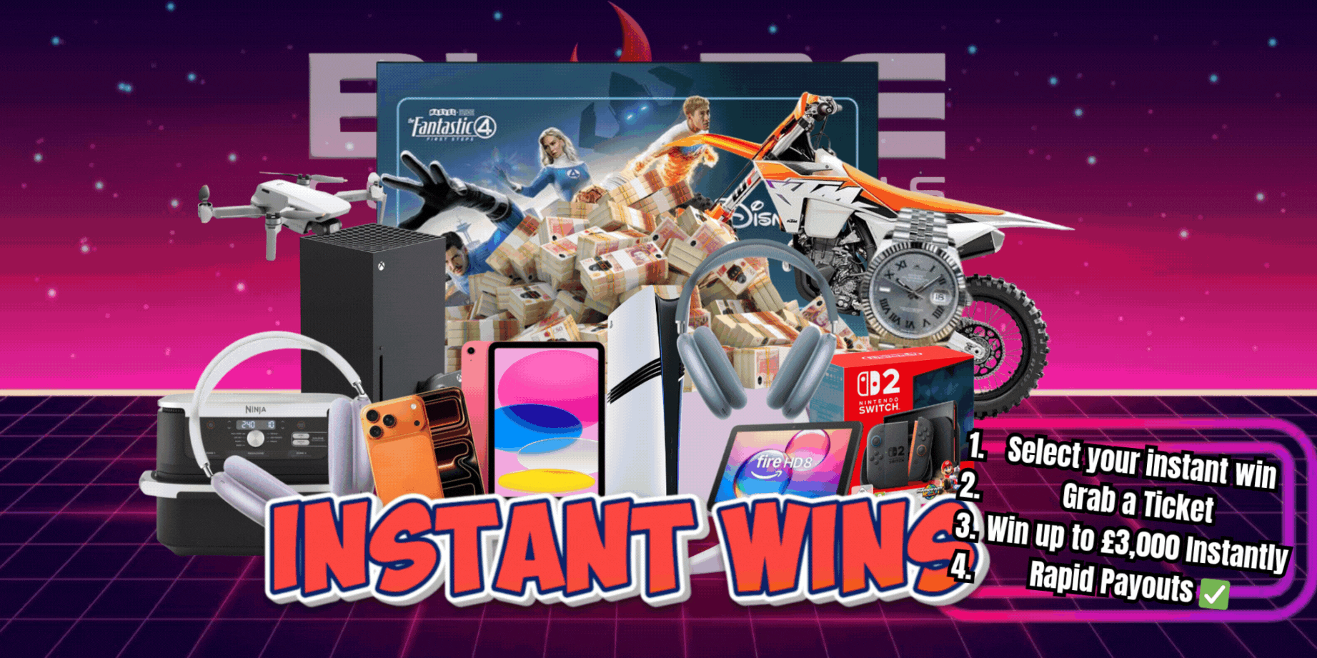 £15,000 MEGA INSTANT WIN 31.12.25